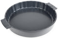 Tourtière Peugeot Appolia en céramique ardoise diamètre 28cm