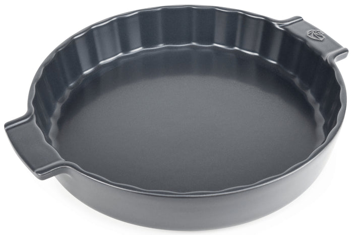 Tourtière Peugeot Appolia en céramique ardoise diamètre 28cm