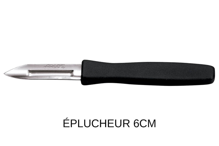 Trousse 8 places Arcos & Euro-Toques Universal + 5 couteaux forgés + 1 éplucheur