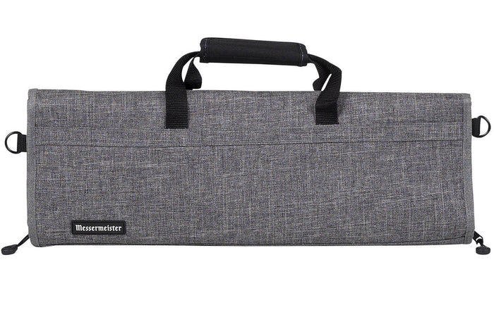 Trousse vide grise 12 emplacements en bouteille recyclée Messermeister Preservation