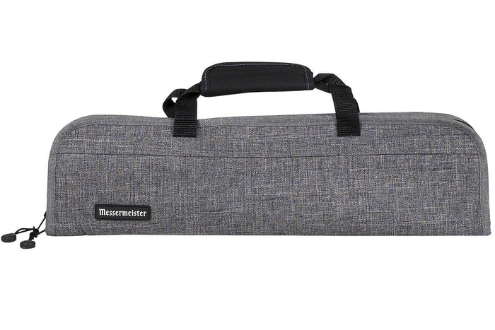Trousse vide grise 5 emplacements en bouteille recyclée Messermeister Preservation