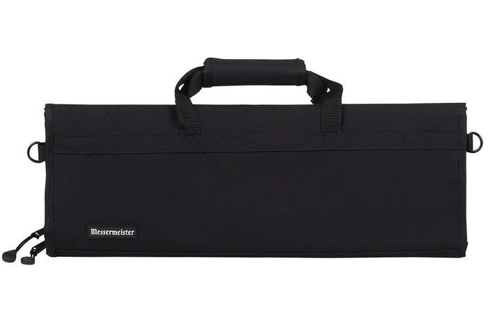Trousse vide noire 12 emplacements en bouteille recyclée Messermeister Preservation