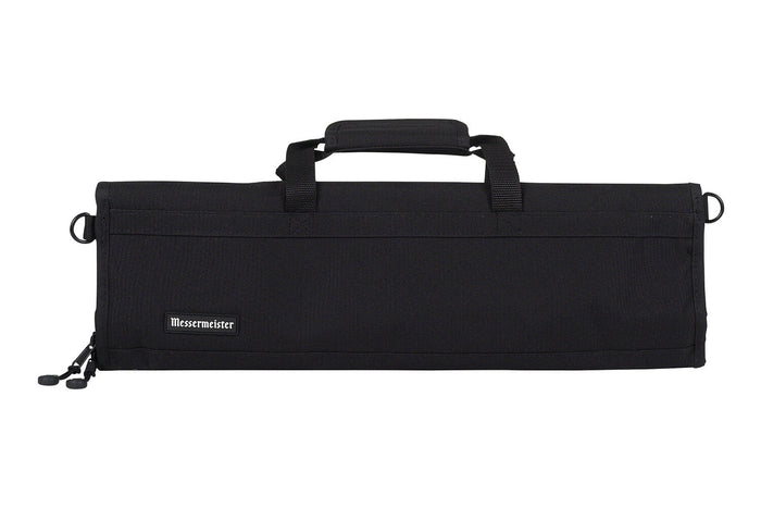 Trousse vide noire 8 emplacements en bouteille recyclée Messermeister Preservation