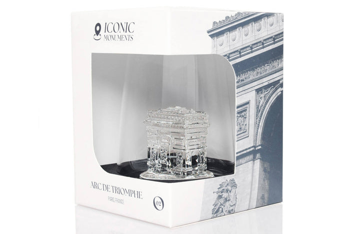 Verre à spiritueux long Alaskan Maker Iconic Monuments Arc de Triomphe en verre cristallin