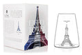 Verre à spiritueux long Alaskan Maker Iconic Monuments Tour Eiffel en verre cristallin