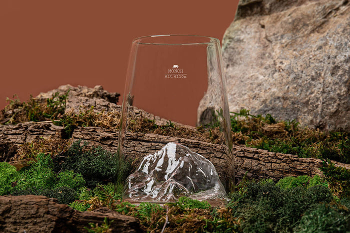 Verre à spiritueux long Alaskan Maker Topographic Monch en verre cristallin