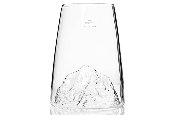 Verre à spiritueux long Alaskan Maker Topographic Monch en verre cristallin