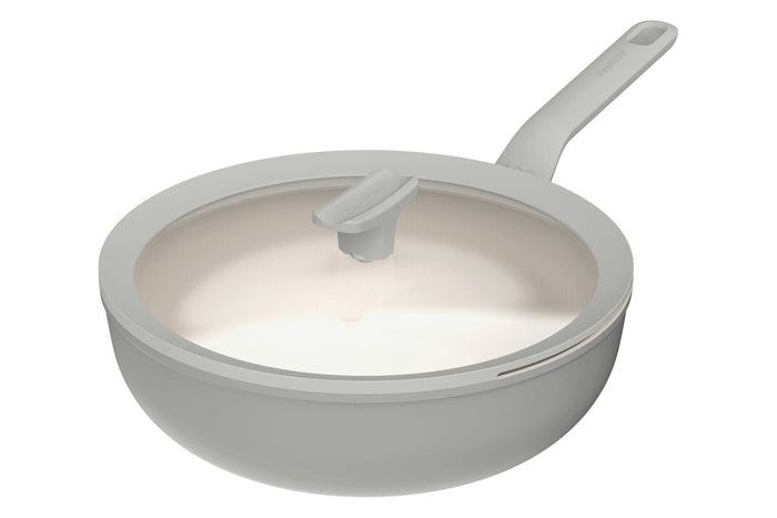 Wok antiadhérent Berghoff Leo Balance Moonmist avec couvercle 28cm