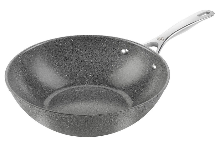 Wok antiadhésif Ballarini Salina 30cm en aluminium