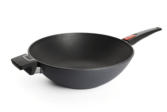 Wok Woll Diamond Lite en fonte d'aluminium manche amovible polymère 34cm