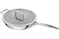 Wok Zwilling Peak Ceraforce® HyCoat en inox et revêtement céramique avec couvercle en verre 30cm